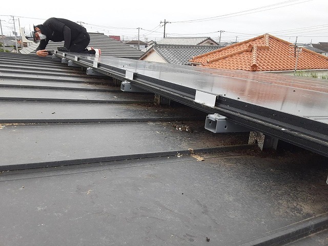 太陽光の下の調査